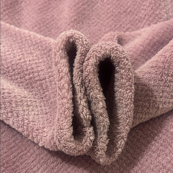 Patagonia Kids' Mauve Fleece Hoodie - Picture 5 of 8